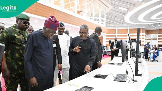 Neman rigima: An kira Dangote 'shugaba' a gaban Bola Tinubu a Legas