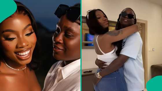 Video of Tumi at club fonding lady surfaces amid messy fallout with Angel Smith, elicits reactions