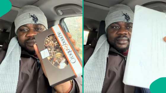 Man expecting big Christmas bonus displays items Canada company gave him, generates buzz online