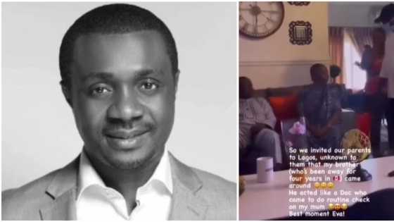 "We made their eldest son disguise as a doctor": Nathaniel Bassey & family prank his in-laws in sweet video