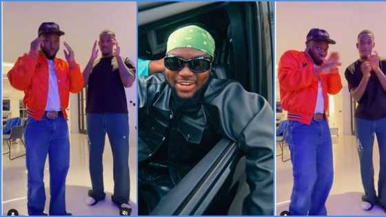 King Promise links up with former Chelsea star Hudson-Odoi in new video, dances with him