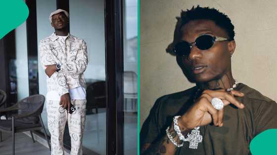 Carter Efe dragged mercilessly online after sharing desire to meet Wizkid: "Make spit full him face?"