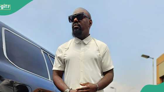 Jim Iyke ignites reactions following act towards car spotter who sighted him in a Cadillac Escalade