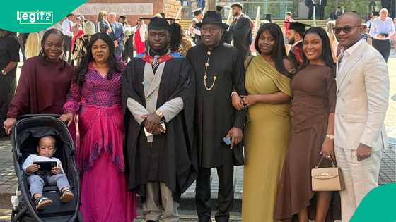 Mixed reactions as Jonathan's son graduates from UK university