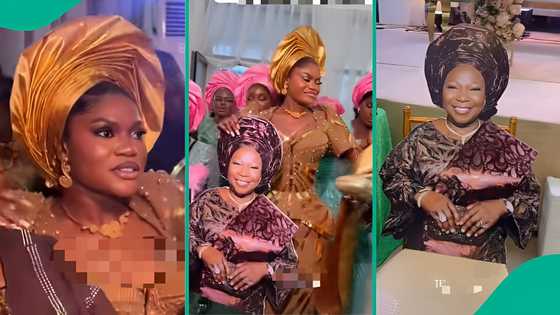 "Am crying": Bride honours late mother who died days before wedding, flaunts portrait in viral clip