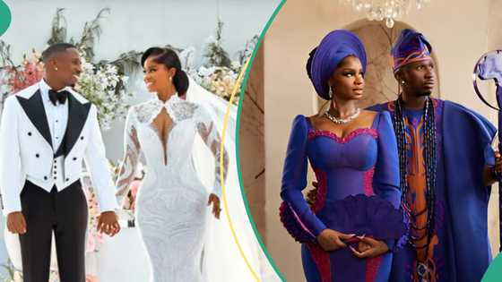 Priscilla Ojo and Juma Jux’s lavish wedding makes it to The Shade Room, singer reacts