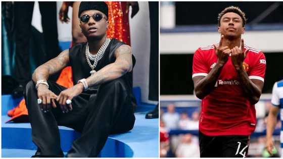 Man United footballer Jesse Lingard sings Wizkid's verse as he listens to Essence, fans can't keep calm