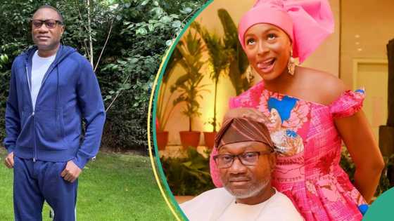 "She get coconut head": Femi Otedola's birthday message to DJ Cuppy stirs speculations