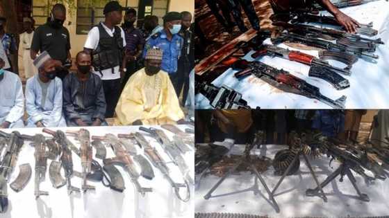 Four bandit leaders surrender in Katsina state, submit weapons to police