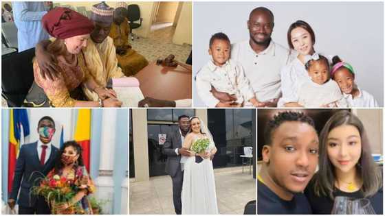 5 Nigerian men who married beautiful oyinbo ladies, their family photos are amazing