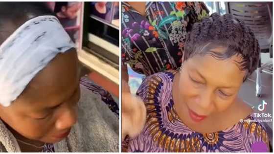 "Love the creativity": Reactions as hairstylist 'constructs' edges for client