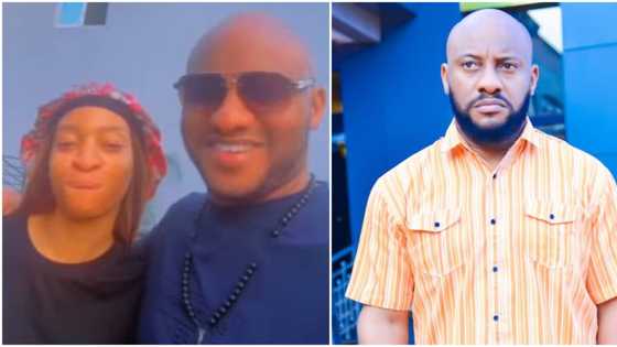 Daddy on duty: Yul Edochie gets emotional as he drops his daughter at school, shares video, netizens divided