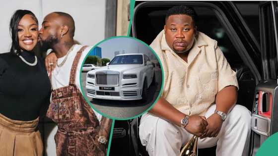 Chivido 2024: 3 white Rolls Royce on standby for Chioma and Davido's wedding, video trends