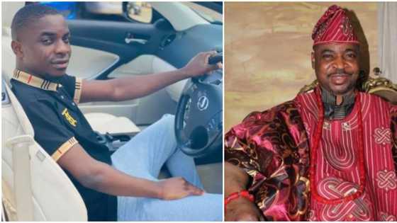 He is a very prayerful and loving father - MC Oluomo’s son praises him