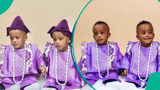 Reality star, Tjay celebrates his boys 'Big Brothers' twins' as they mark 1st birthday