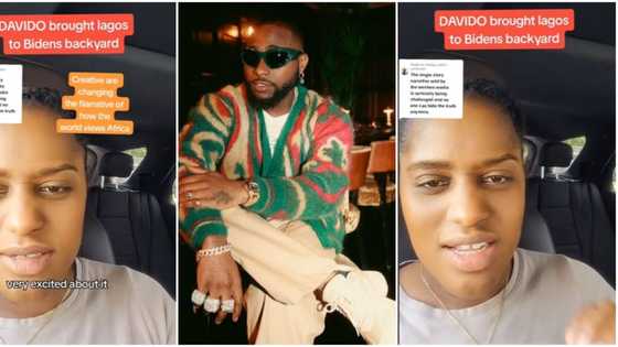 "Davido brought Lagos to Biden's backyard": Lady brags as OBO performs in Capital One Arena, Washington D.C.
