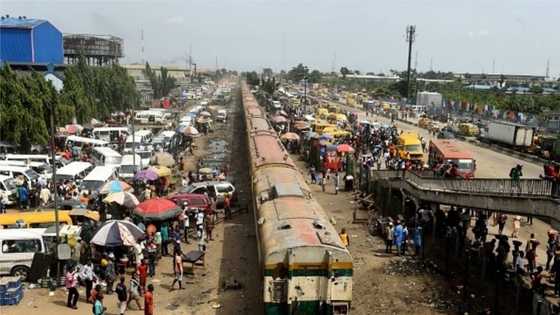 Tension as soldiers reportedly storm Oshodi in Lagos, many vehicles destroyed
