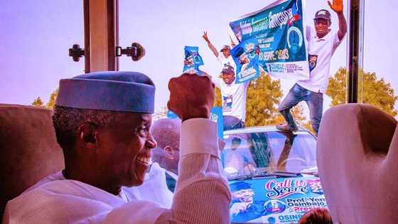 An nemi Gwamna, Mataimakinsa da Sarki an rasa da Osinbajo ya je neman kuri’un APC