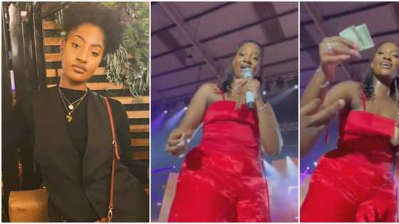 One dollar? Moment singer Tems returned money given to her by kindhearted fan, sparks reactions at her concert