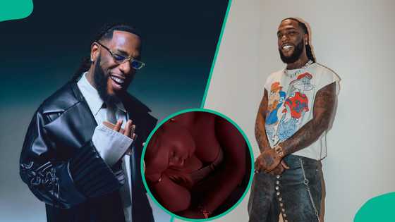 Burna Boy: Video of female fan sleeping, surrounded by empty seats at singer's recent US show trends