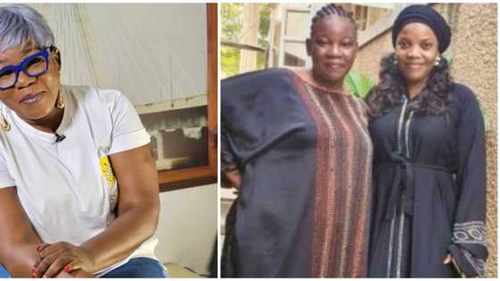 "True friend indeed": reactions trail touching video of Empress Njamah 'babysitting' best friend Ada Ameh