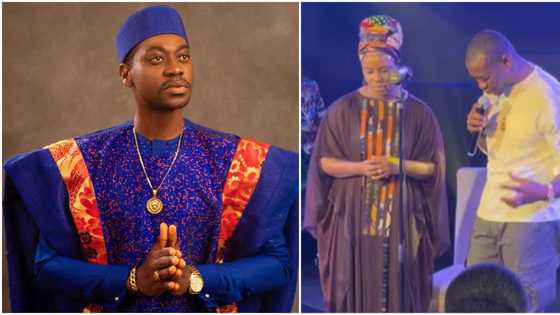 Lateef Adedimeji lectures fans on religious tolerance amid criticisms over video of him & Sola Allyson