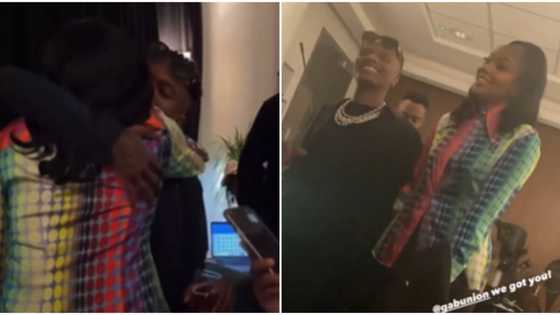 I want full treatment in Nigeria, Hollywood's Gabrielle Union tells Wizkid as they chill after his London show