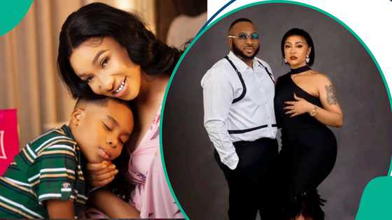 Tonto Dikeh's Mother's Day post trends hours after Olakunle Churchill celebrated Rosy Meurer
