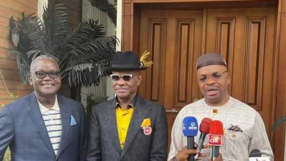 Rikicin PDP: Babban Gwamnan PDP Yayi Ganawar Sirri Da Wike, Ortom a Fatakwal