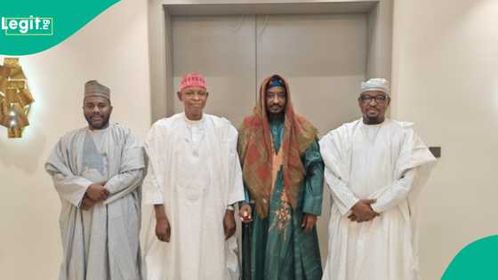 Ana maganar hawan sallah, Abba ya gana da Sanusi II, manyan 'yan fadar Kano