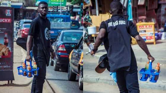 Former university students' union president becomes juice seller on the street, says he'll make it one day