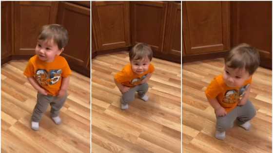 He will go far: Amazing boy in orange dress gives stunning waist dance, his body goes freewheel in sweet video