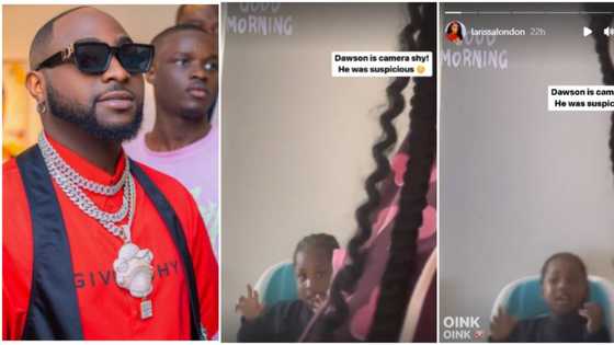 Davido’s 4th baby mama Larissa shares new video of their son singing, talks about breakups