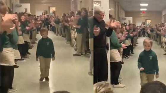 6-year-old boy beats cancer, goes back to school to receive standing ovation from colleagues and teachers
