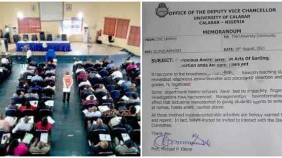 UNICAL uncovers lecturers engaging in sorting and sex for grades, gives them final warning in fresh statement