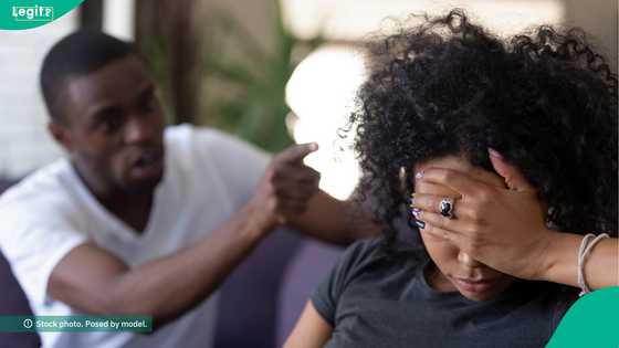 Man reportedly cries out as first wife refuses to leave after he married another woman, people react
