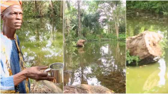 Man reveals mystery behind powerful lake whose fish are forbidden to eat, says prayers are answered there