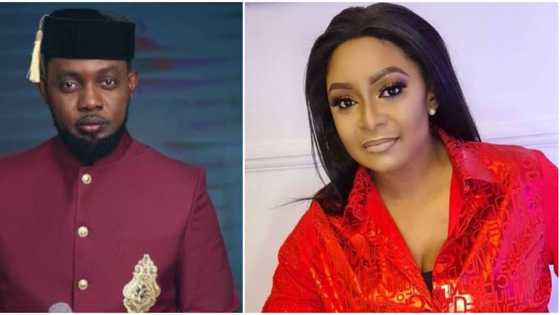 Comedian AY puts actress Victoria Inyama on blast after catching her trolling him on blog
