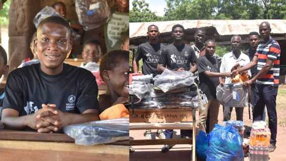 Man donates uniforms, bags & furniture to less-privileged school pupils, says he wants to inspire
