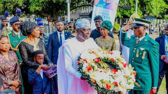 Sanwo-Olu, family, others extol Murtala Muhammed at solemn wreath-laying ceremony in Lagos