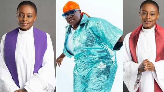 Ghanaian female pastor causes massive stir online as she sings Teni's song Case in church in viral video
