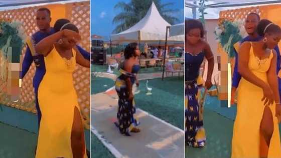 "Party scatter": Bride chases away curvy lady dancing romantically with groom at wedding, video trends