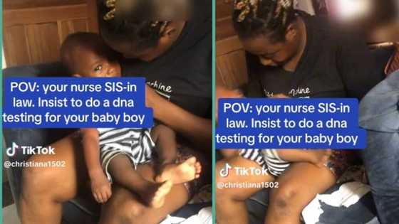 "She insisted on DNA test": Mum cries out as sister-in-law doubts son's paternity, video goes viral