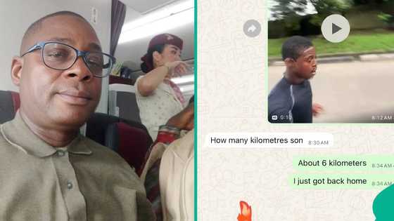 Nigerian man's WhatsApp chat with biological father generates buzz online: "This one sweet me"