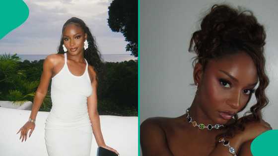 Glimpses of Ayra Starr at Chicken Republic evoke reactions: "She's in her Rihanna bag"