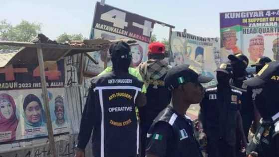 Babbar magana: 'Yan kwamitin yaki da 'yan daba sun rusa ofishin kamfen APC a jihar APC a Arewa