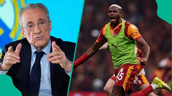 Real Madrid president drops major transfer hint amid strong Victor Osimhen links