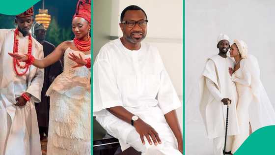“Two incidents that almost destroyed Temi, Mr Eazi’s wedding”: Femi Otedola opens up in video