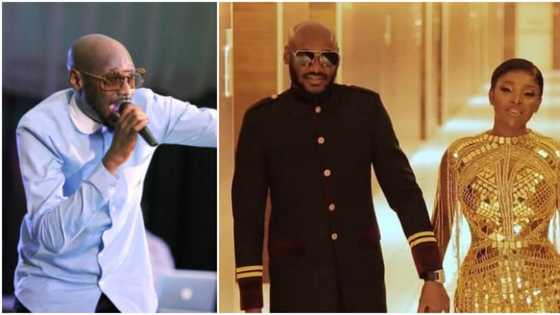 Leave my wife alone: 2Baba stirs reactions as he frowns at those dragging his wife Annie, video trends