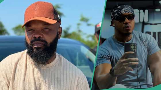 Aproko Doctor, Nedu engage in 50 press-ups, fans pick winner: "Podcaster want kpai there"
